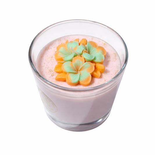 Pastel Frosting Swirl – Black Orchid Handmade Soy Candle