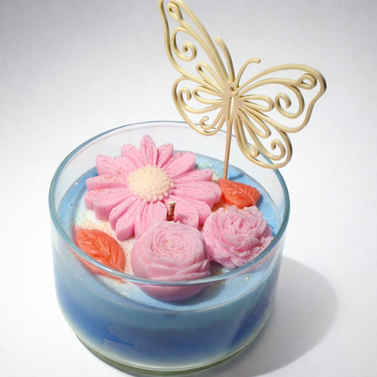 Butterfly Sky Ombré – Black Orchid Handmade Soy Candle