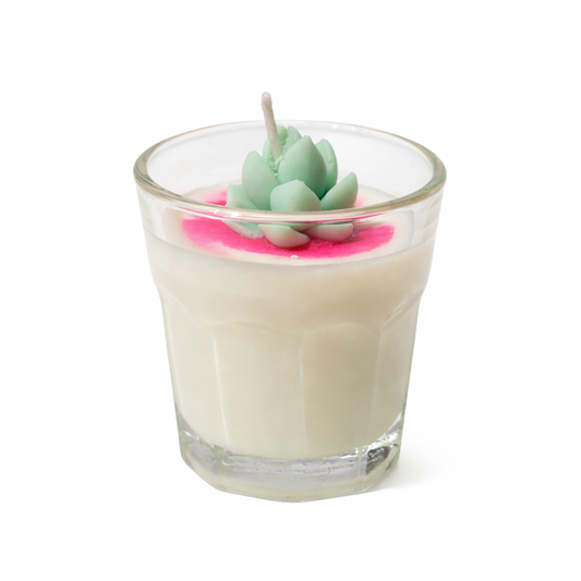 Mini Colorful Soy Candle Set – Floral & Vanilla Collection