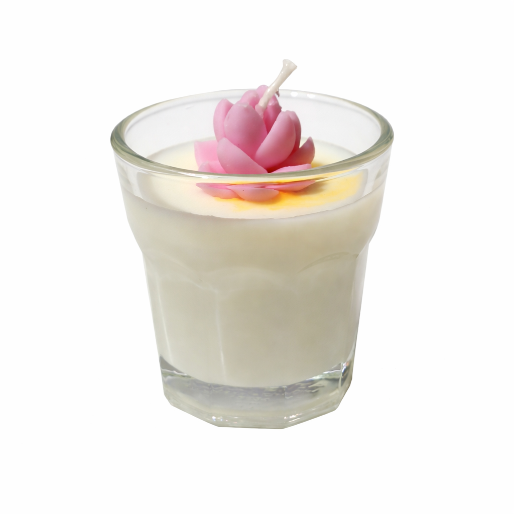 Mini Colorful Soy Candle Set – Floral & Vanilla Collection