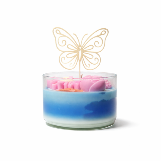 Butterfly Sky Ombré – Black Orchid Handmade Soy Candle