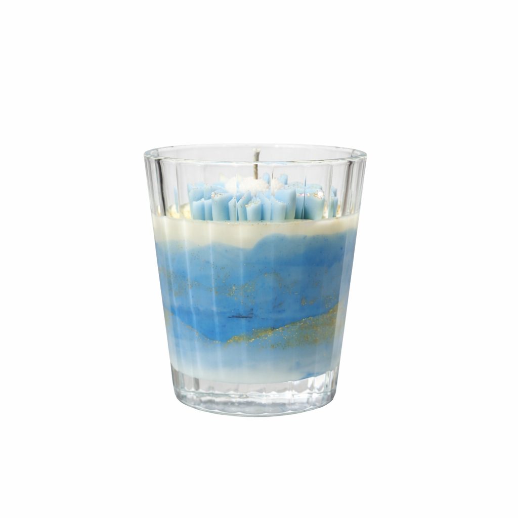 Blue Horizon Crown – Black Orchid Handmade Soy Candle