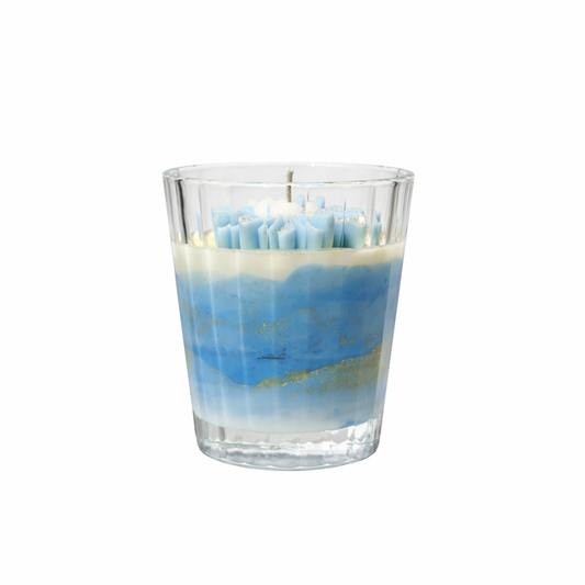 Blue Horizon Crown – Black Orchid Handmade Soy Candle