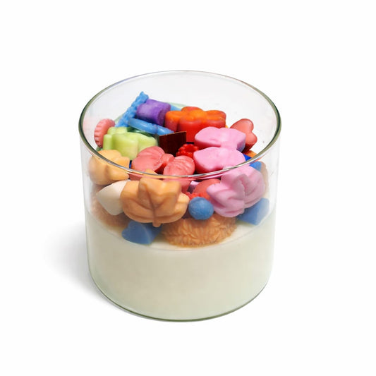Spring Meadow Confetti Candle