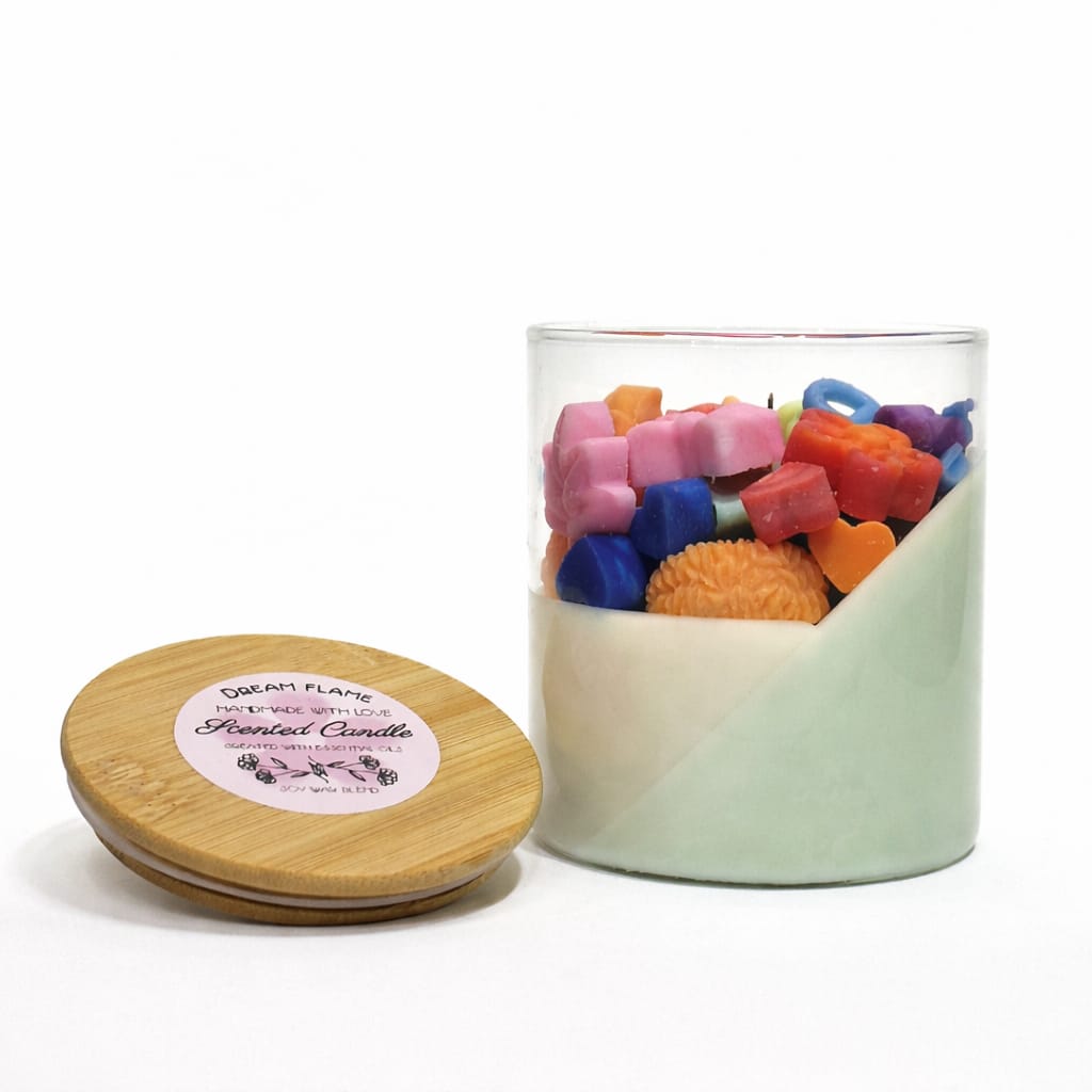 Spring Meadow Confetti Candle